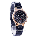 BONIA BNB195-2037C Black Rosegold Stainless Steel